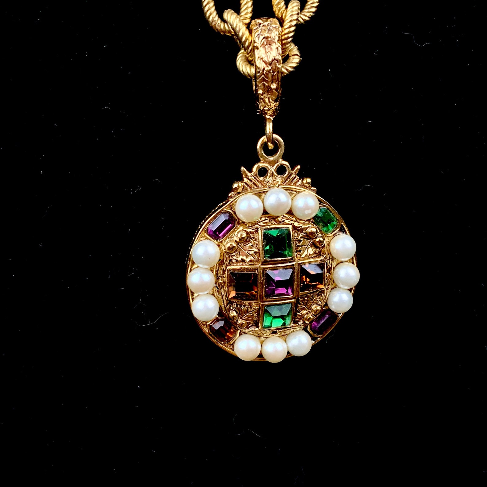 Carolee Regal Costume Jewelry Chain of Office Necklace Etsy