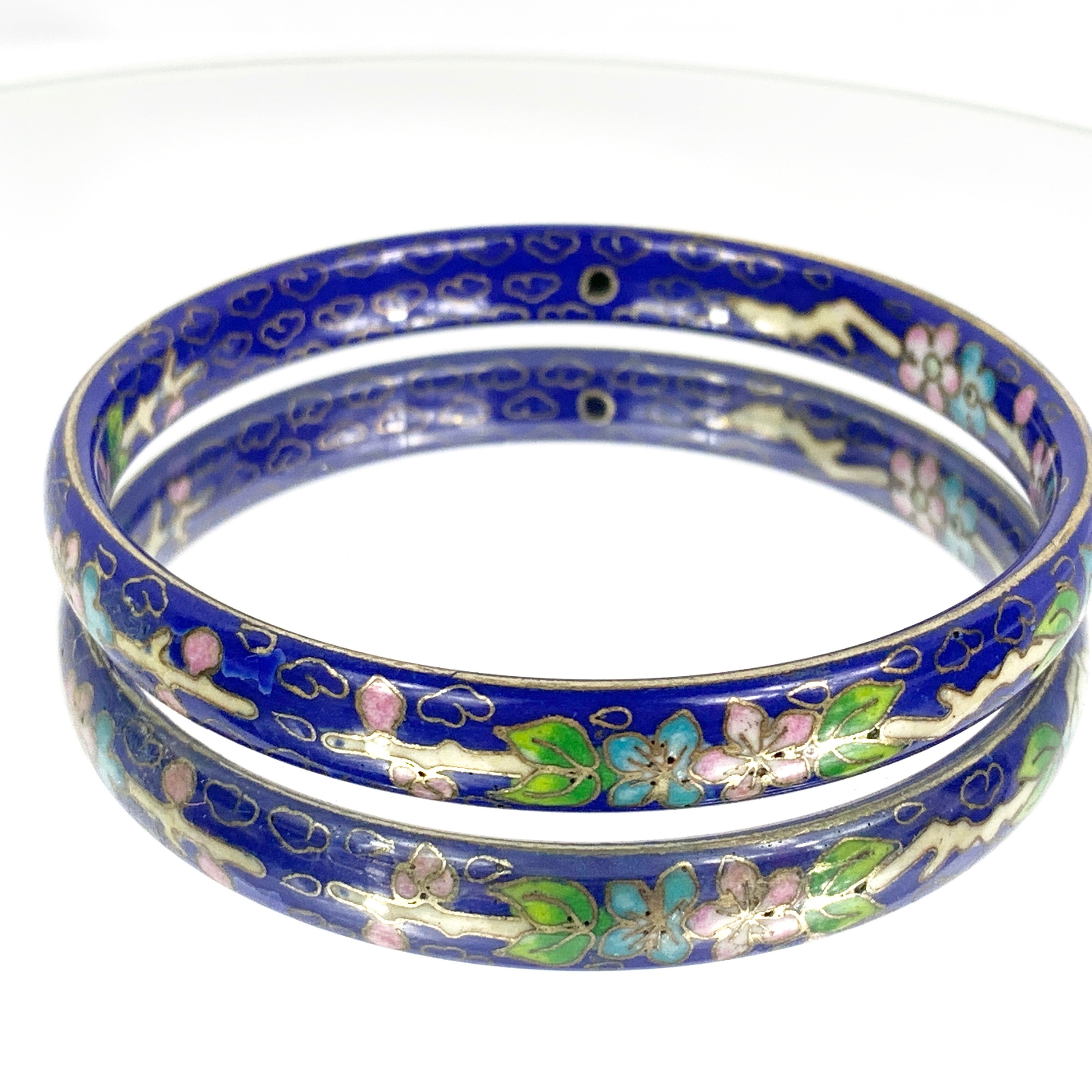 Bracelet Vintage En émail Millefiori (émaux) - Occasion Bon état
