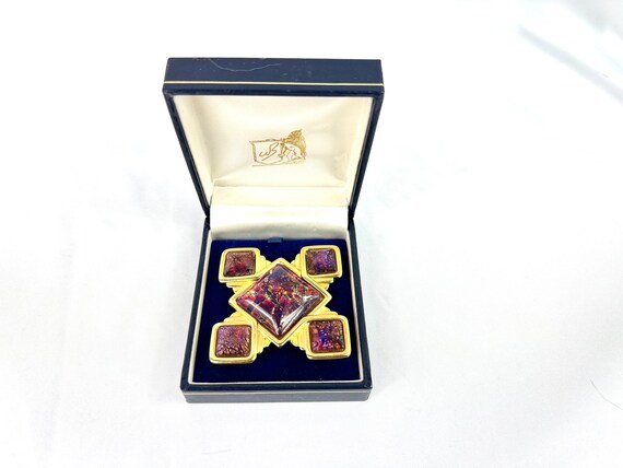 Rare Yves Saint Laurent, YSL Maltese Cross, Poure… - image 4