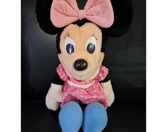 Vintage Minnie Mouse Plush Doll 15"