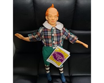 Presenter från Hamilton Gifts ~ 1989 Trollkarlen från Oz Lollipop-pojke 30 cm plyschdocka ~ NWT