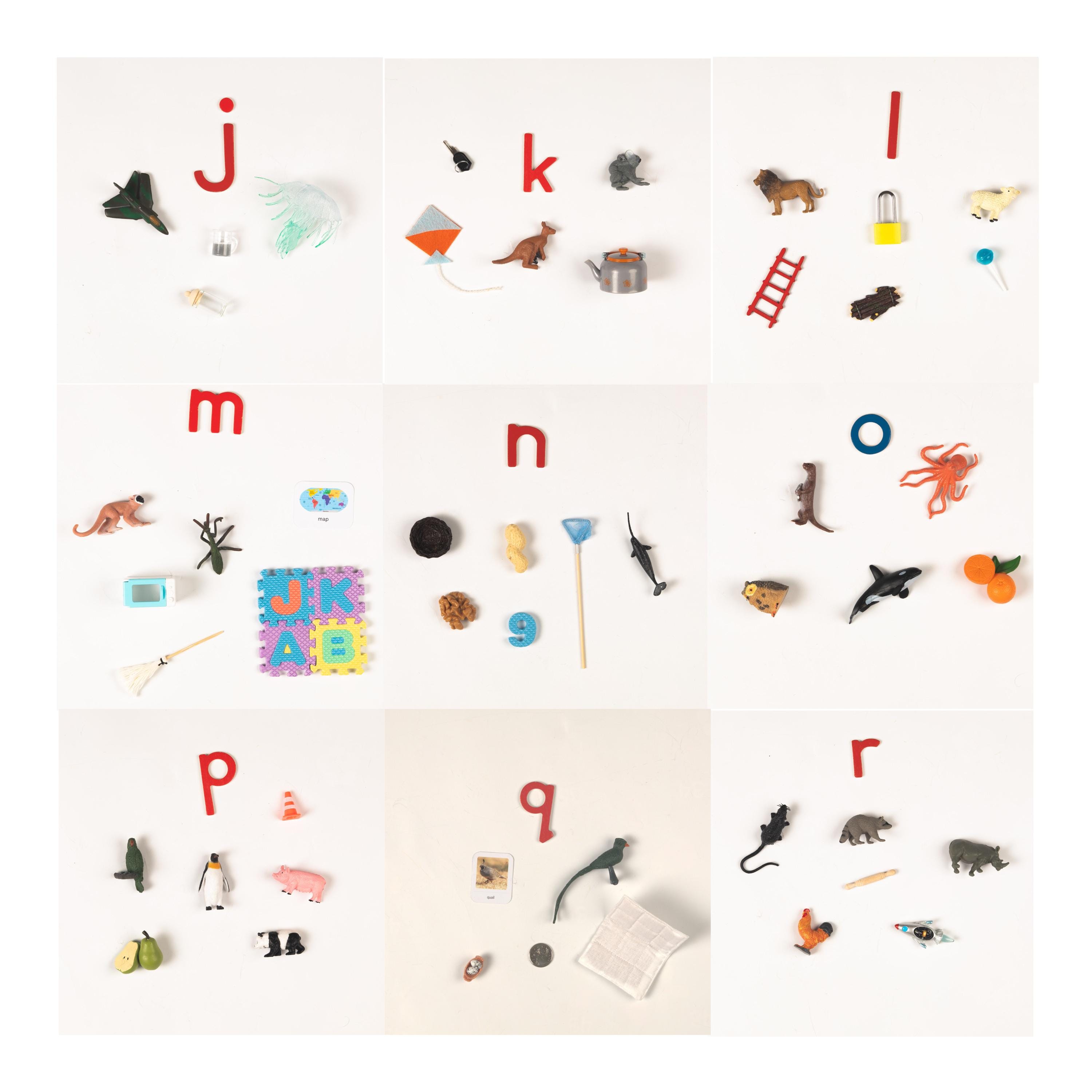 Montessori Language Objects – Realistic Miniatures for Phonics and ...