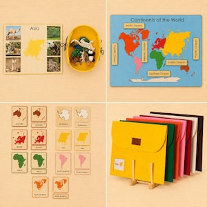 Montessori Animals of the Seven Continents - Culture and Geography Classification