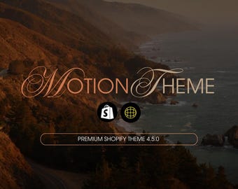 Motion Theme 4.5.0 – High Converting Shopify eCommerce Template (Digital Download)