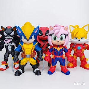 Sonic the heaghog character and friends  cosplay pack. All 5 characters