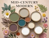 Sherwin Williams Mid-Century Modern Whole House Palette | Digital PDF