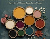 Warm Earth Retreat Color Palette, Sherwin Williams Paint Colors, Earthy Home Decor, Interior Design Color Scheme, Terracotta Palette