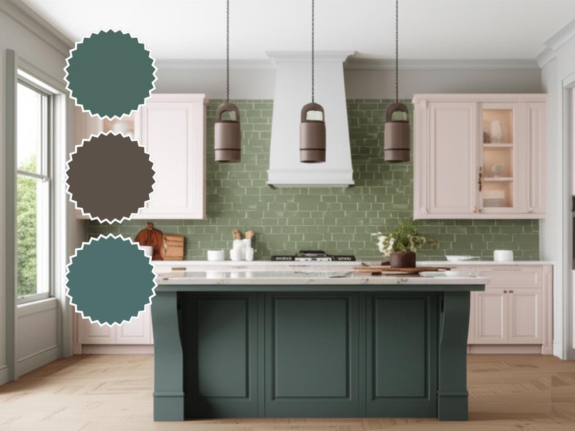 Sherwin Williams Mid Century Modern Palette Whole House Interior Paint ...