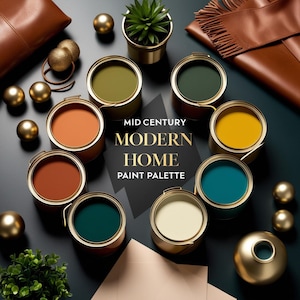 Modern Farmhouse & Cottage-Inspired Whole Home Paint Palette – A Curated Sherwin-Williams Color Scheme for Trendy Countryside Interiors.