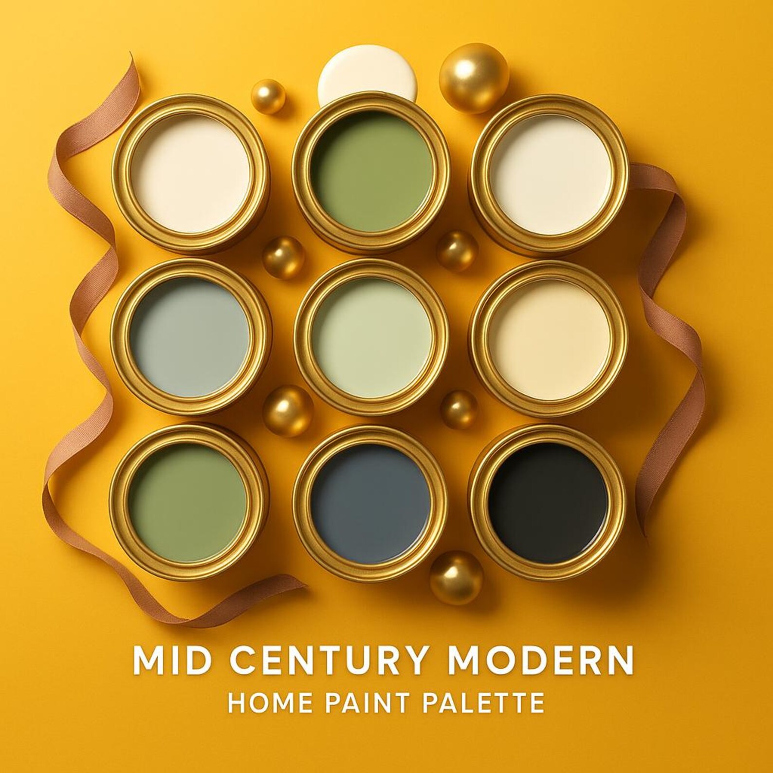 Sherwin Williams 2025 Color Palette: Modern Farmhouse Interior (digital ...