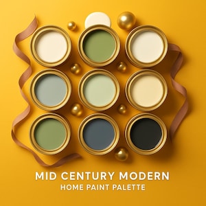 Sherwin Williams 2025 Inspired Modern Farmhouse Paint Palette – Whole House Color Scheme, Trendy Interior Design with Cottage Vibes