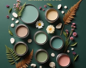 Modern Farmhouse & Cottage Color Palette, Sherwin-Williams Whole House Paint Scheme, Lake House