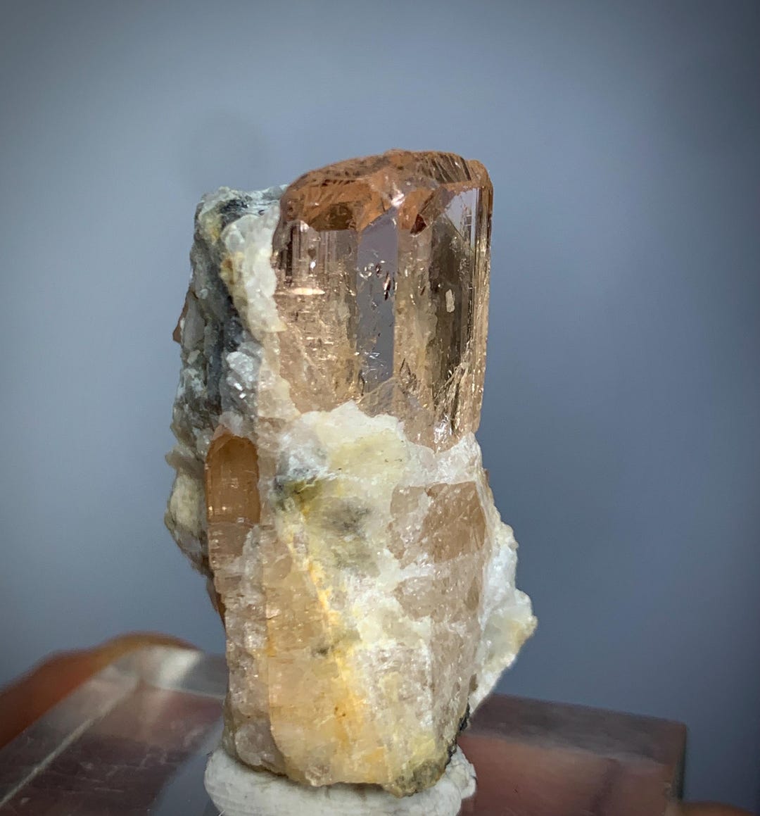 Topaz Matrix Rare Imperial Topaz Crystal on Matrix Specimen, 195 Carats Imperial ...