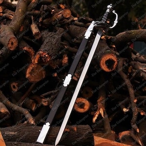 Handcrafted Renaissance Rapier Sword: Carbon Steel Cosplay LARP Replica