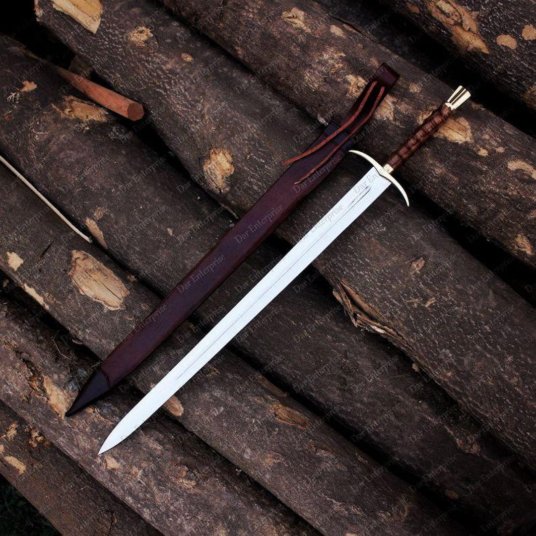 Hand forged Medieval Longsword High Carbon Steel Blade Full Tang 