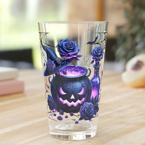 Haunted Potion Pint Glass: Spooky Halloween Drinkware