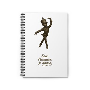 Under the Armor I Dance - Artistic Journal for Dancers, Inspirational Sketchbook, Gift for Ballet Lovers, Creative [...]