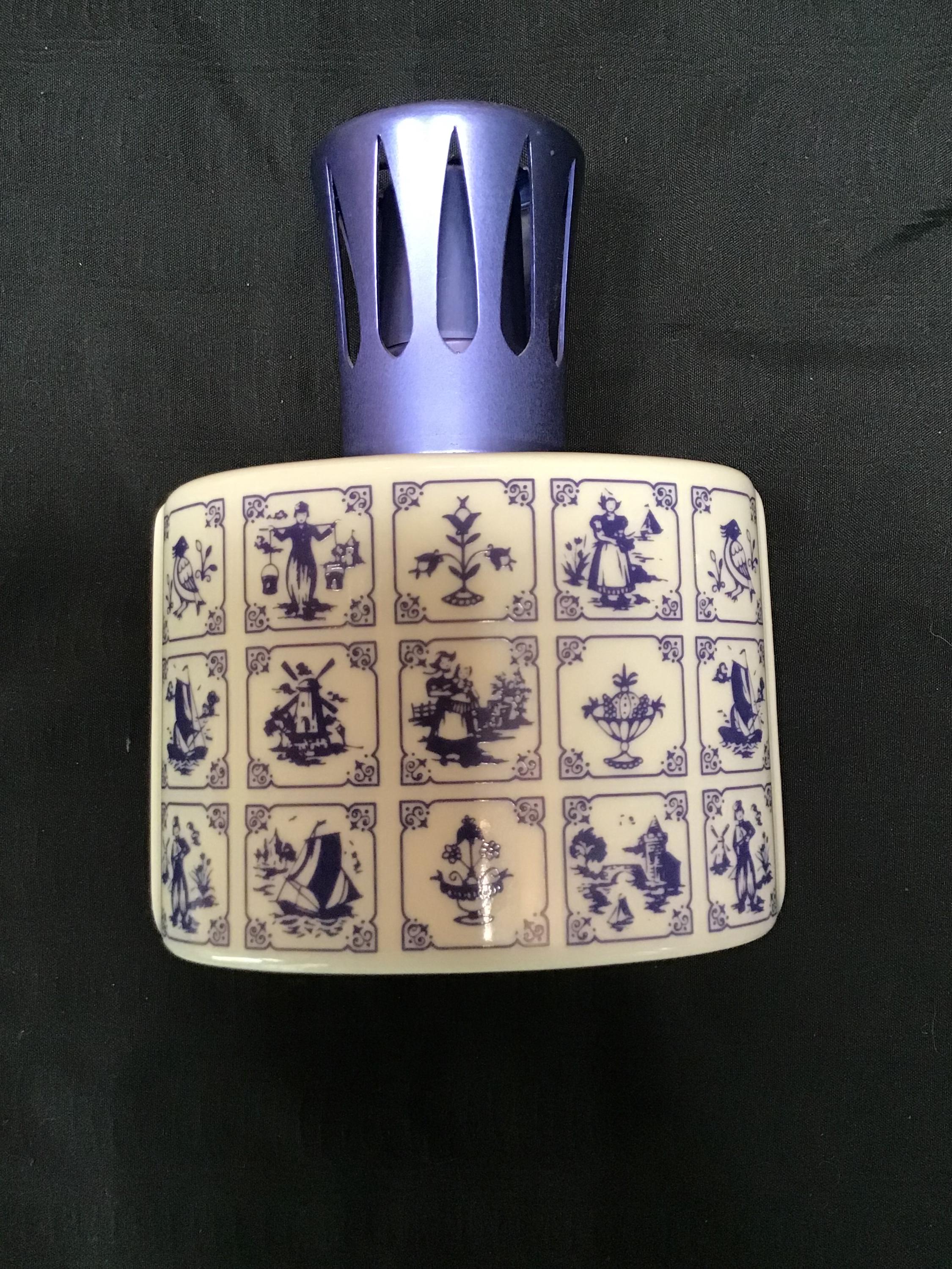 Lampe En Faïence De Delft Et Bronze Doré, XIXe