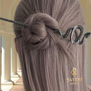 Snake Hair Stick, Gifts, Hair Pin For Long Hair Chopsticks, Elegance Hair Sticks, hair bun holder, Hair Accessories, Jewelry