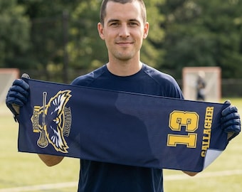 Personalized Cooling Towel, Cooperstown Baseball Gift, Youth Sports Team Towel, Soccer Softball Basketball Coach Gift Bulk