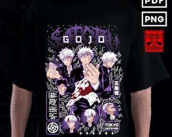 Anime vector GOJO SATORU
