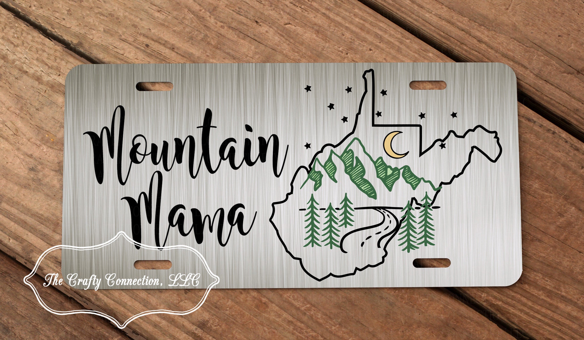 WV Custom License Plate West Virginia License Plate Etsy