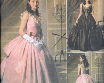 Stunning Historic Gown Pattern Simplicity 4479 0584 Sizes 14-20 Uncut