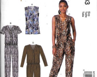 McCall/'s 7203 Misses/' Romper and Jumpsuits Sewing Pattern