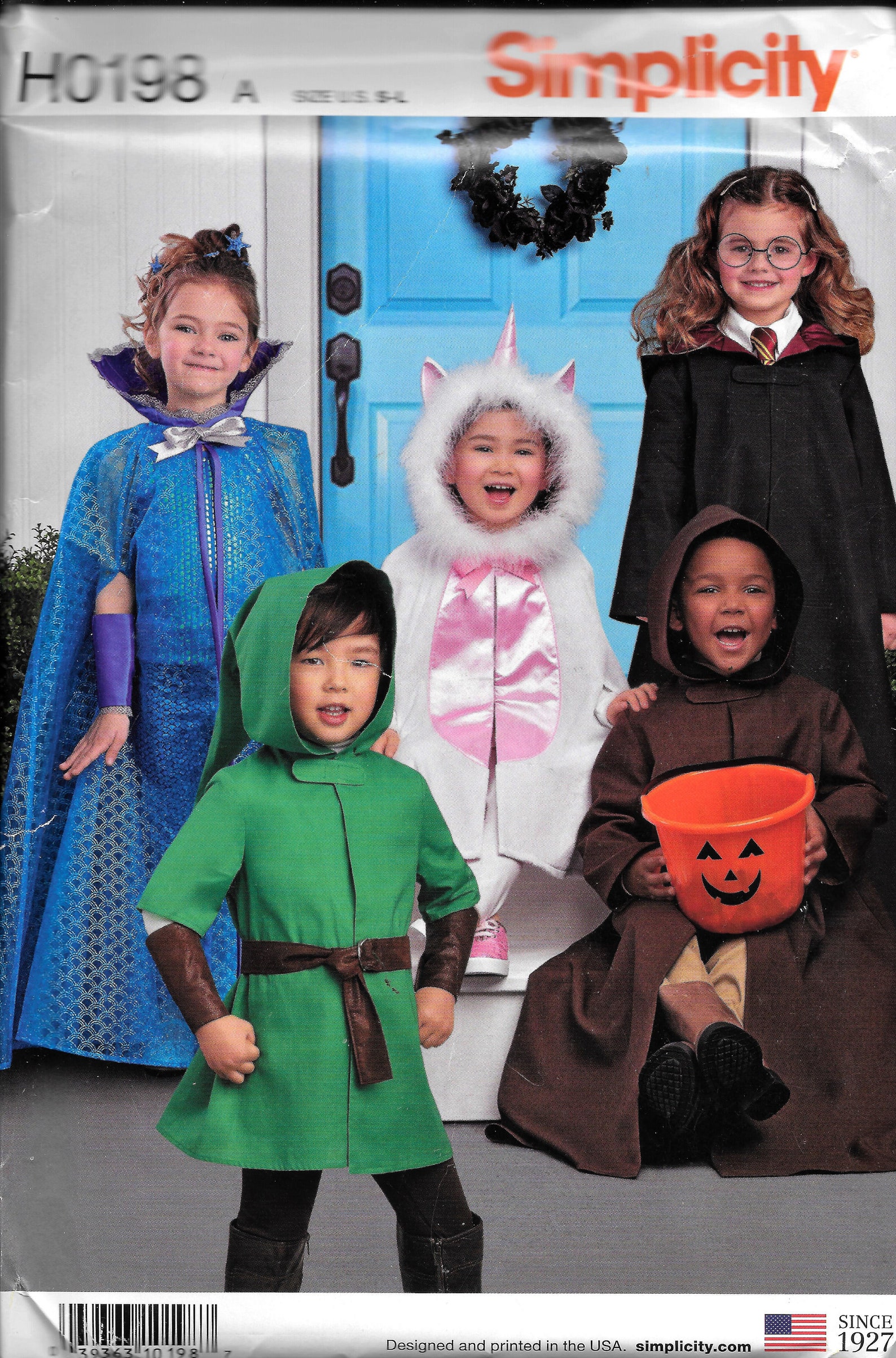 Simplicity H0198 Kids Cape Costume Sewing Pattern UNCUT Size Etsy