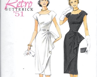 Butterick B5880 Retro 50s Sewing Pattern Size E5 (14-22) - Etsy
