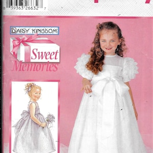 Simplicity 0683 Daisy Kingdom Sweet Memories Girls Dress Sewing Pattern UNCUT Size 3, 4, 5, 6