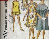Jahrgang 1960 Einfachheit 4506 Umstandskleid oder Shirts und oben Schnittmuster Größe 14 Fehlschlag 34