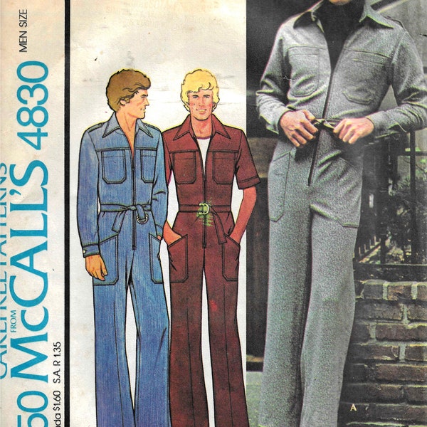 Mens Jumpsuit Pattern - Etsy