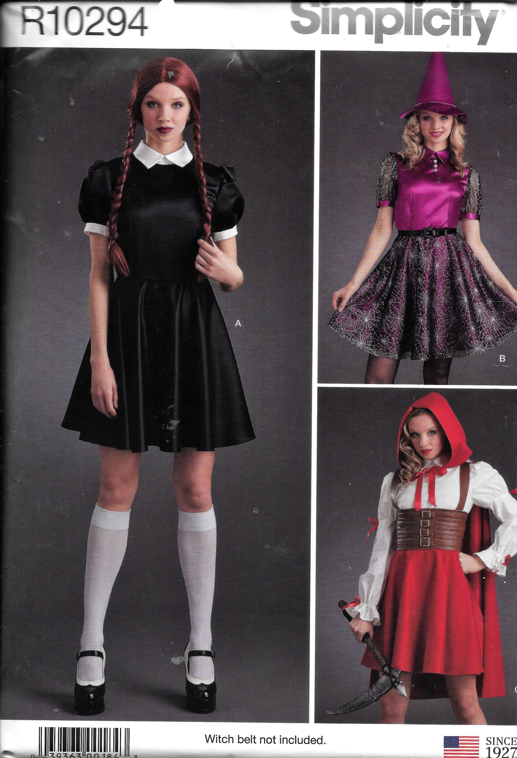Simplicity R10294/9006/S9006 Dress And Corset Costume Sewing