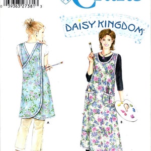 Simplicity Crafts 5201 DAISY KINGDOM Apron Sewing Pattern UNCUT Sizes Small, Medium, Large And X-Large