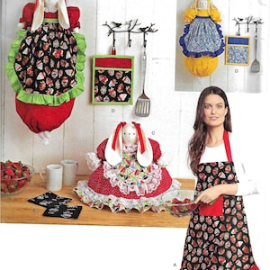 Simplicity 8717 Faith Van Zanten Designer Kitchen Decor And Accessories Sewing Pattern UNCUT