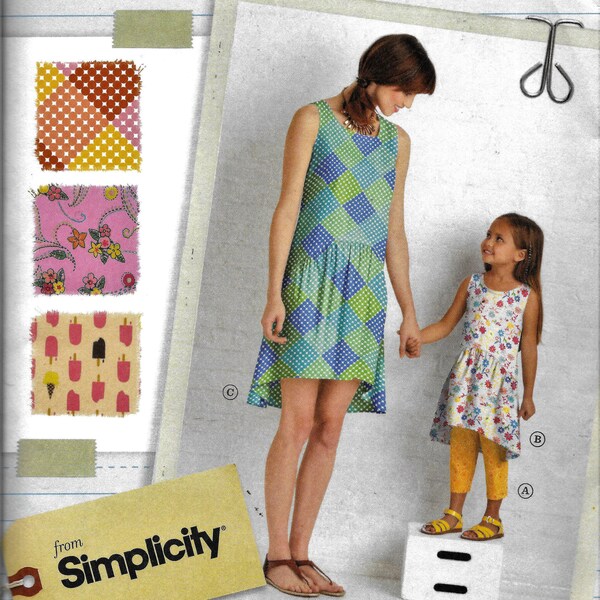 Mother Daughter Dress Sewing Pattern - Etsy