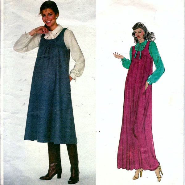 Vogue 2241 MATERNITY DRESS JUMPER Blouse Lady Madonna Designer Sewing Pattern Size 10
