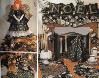 Simplicity 7846 ホリデー クリスマス エンジェル ツリー トッパー