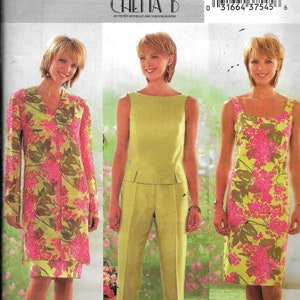 Butterick B4068 / P405 Chetta B Summer Dress, Skirt, Jackets, Top, Pants Sewing Pattern UNCUT Size 6, 8, 10