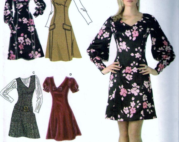 Simplicity 3620 Misses Fitted Dress or Jumper in Two Lengths Sewing ...