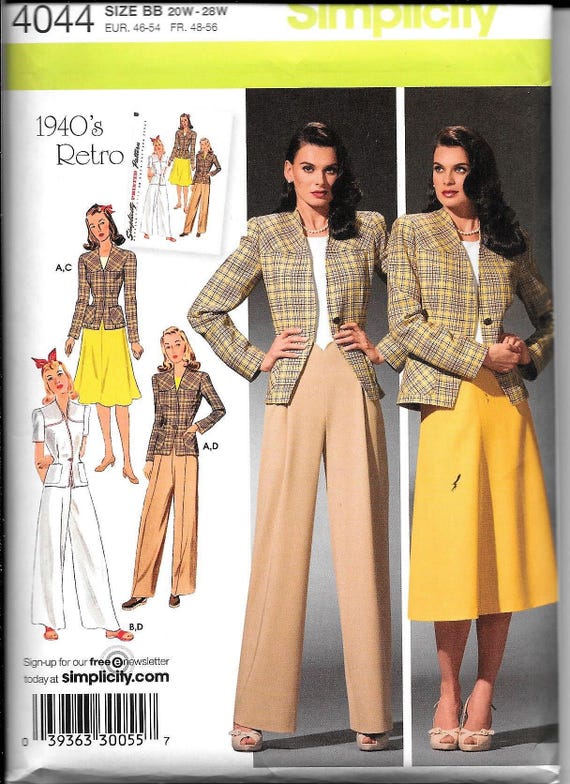 Vintage Retro 40 simplicidad falda y - España