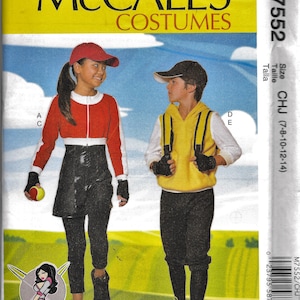 McCall&#39;s M7552 Kids Cropped Sweat Jacket Hoodie Romper Pants Yaya Han Sewing Pattern UNCUT Size 7, 8, 10, 12, 14