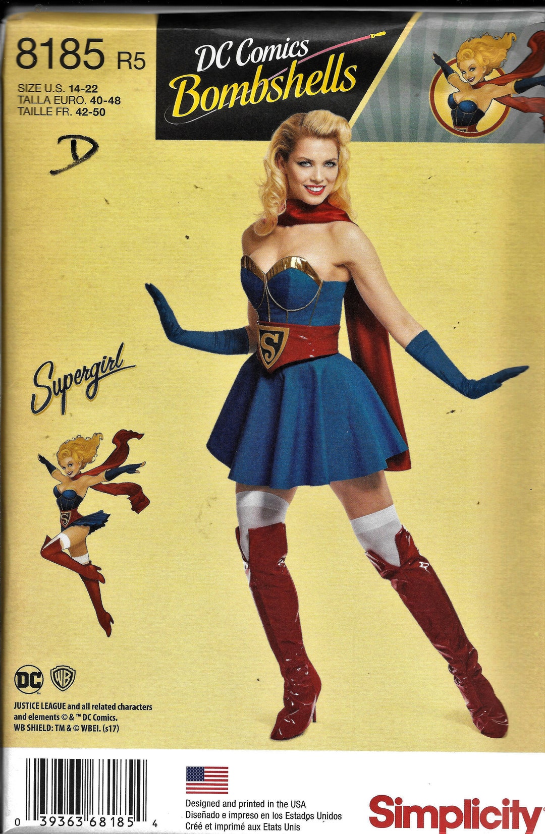 Supergirl pyjamas ladies hotsell