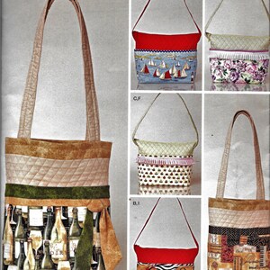 Simplicity 8572 Designer Faith Van Zanten Handbag Purse Sewing Pattern UNCUT