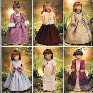 Simplicity 2768 American Girl 18&quot; Doll Clothes Sewing Pattern Carpatina Renaissance Dress Costume UNCUT