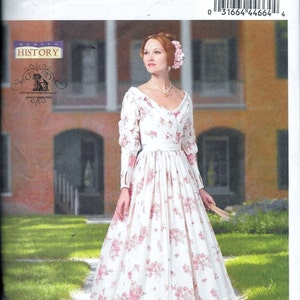 Butterick B5832 Victorian Dress Historical Southern Belle Gown Costume Sewing Pattern Size 6, 8, 10, 12 and14