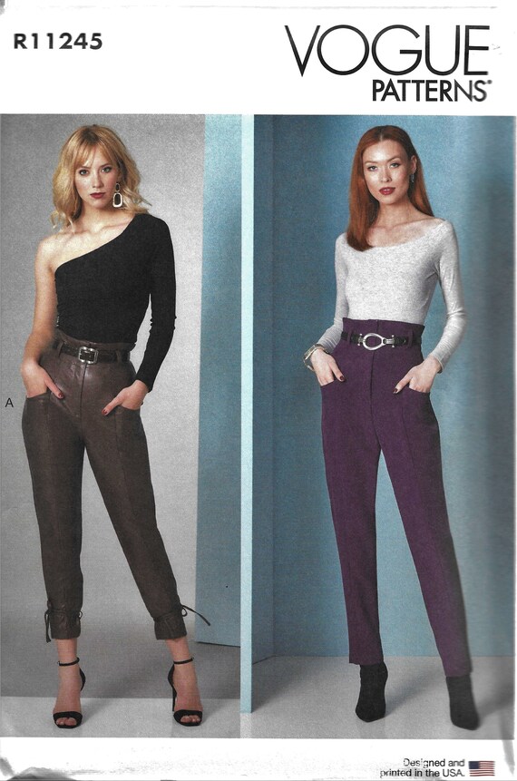 Vogue R11245 Echa de menos pantalones ajustados Patrón de | Etsy España
