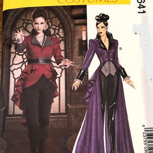 Misses&#39; Tailcoat Costume Sewing Pattern: Evil Queen Cosplay (Size 6-14, UNCUT M7641)
