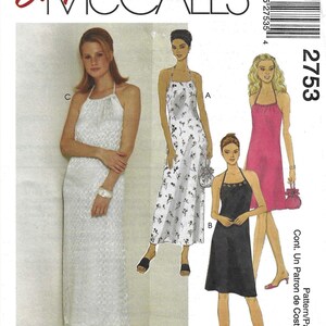 McCall&#39;s 2753 Misses DRESS Sewing Pattern UNCUT Plus Size 14, 16, 18